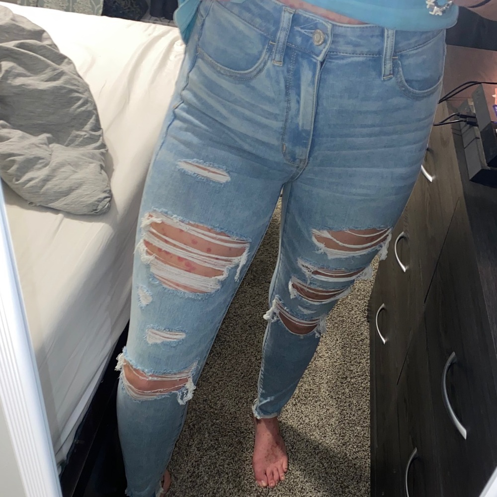American Eagle super high rise jeans! NWOT